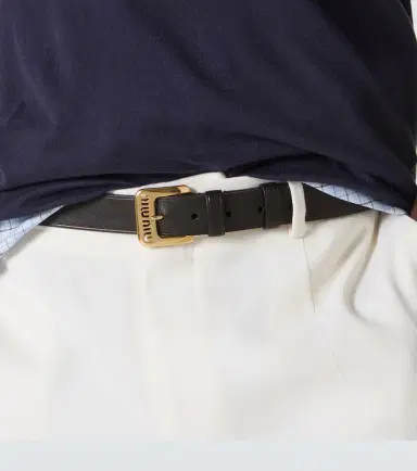 Miu Miu Leather belt | Thumbnail 4 Miu Miu Leather belt | Thumbnail 4