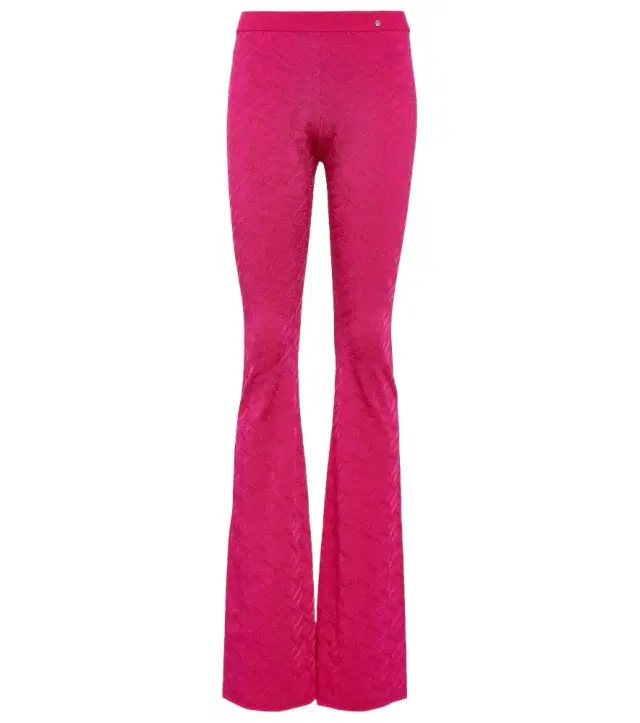 Versace La Greca high-rise flared pants