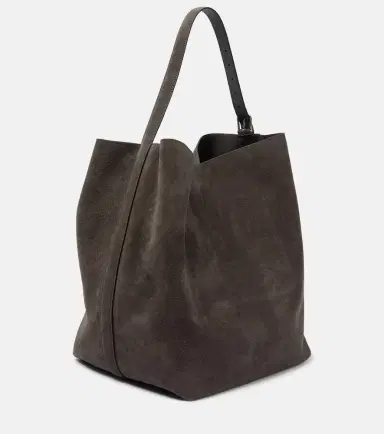 TOTEME Belted suede tote bag | Thumbnail 4
