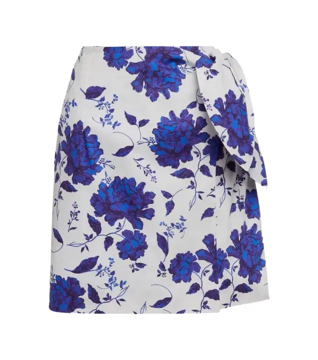 Emilia Wickstead Imy printed cotton miniskirt