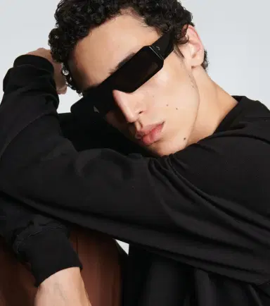 Rick Owens Gethsemane rectangular sunglasses | Thumbnail 2