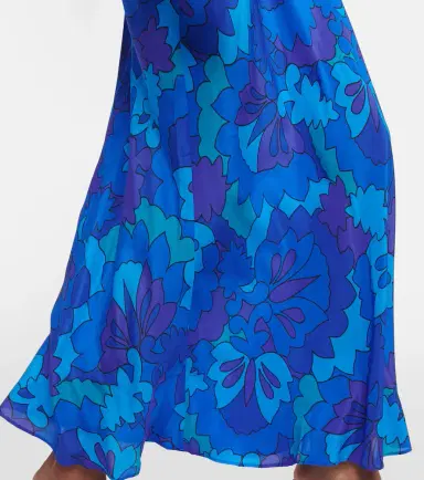 Rixo Kamilla printed georgette maxi dress | Thumbnail 3