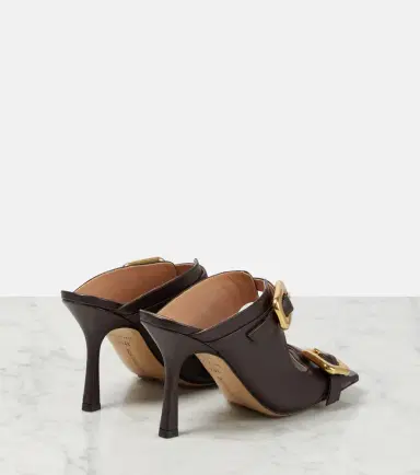 Bottega Veneta Leather mules | Thumbnail 3