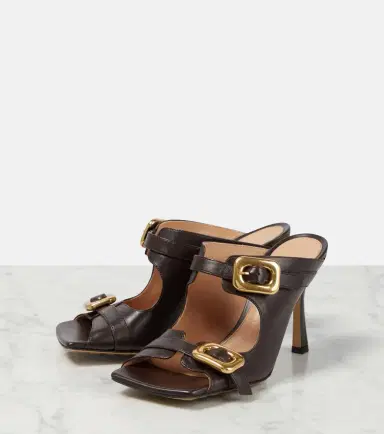 Bottega Veneta Leather mules | Thumbnail 4