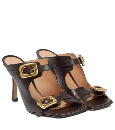Bottega Veneta Leather mules | Thumbnail 1