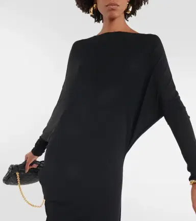 Wolford Crêpe jersey midi dress | Thumbnail 5