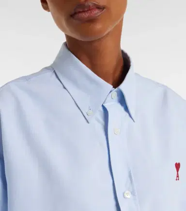 AMI PARIS Ami De Caur cotton poplin shirt | Thumbnail 2 AMI PARIS Ami De Caur cotton poplin shirt | Thumbnail 2