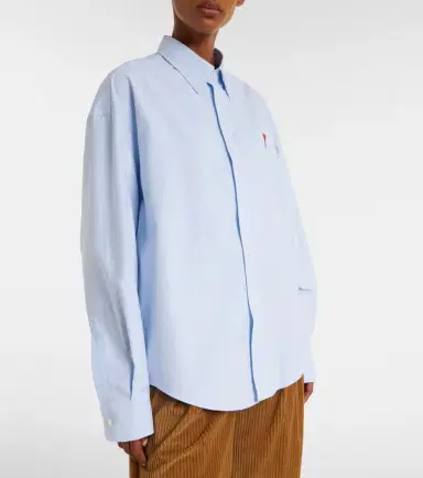 AMI PARIS Ami De Caur cotton poplin shirt | Thumbnail 6 AMI PARIS Ami De Caur cotton poplin shirt | Thumbnail 6