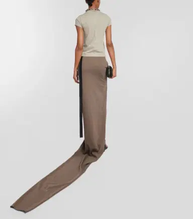 Rick Owens Cutout cotton T-shirt | Thumbnail 2