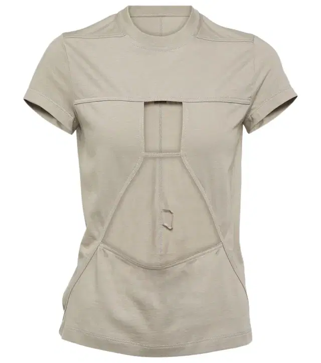 Rick Owens Cutout cotton T-shirt