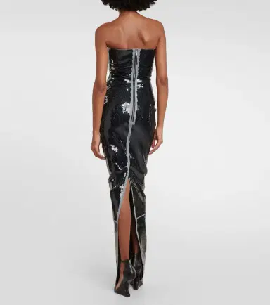 Rick Owens Strapless sequined gown | Thumbnail 2