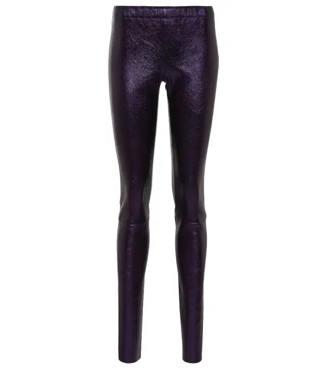Stouls Carolyn metallic leather leggings