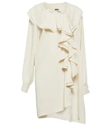 MM6 MAISON MARGIELA Ruffle-trimmed minidress | Thumbnail 1