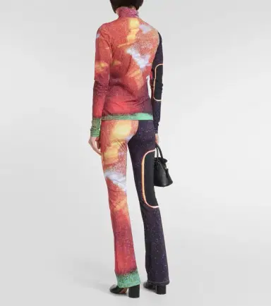 MM6 MAISON MARGIELA Printed turtleneck top | Thumbnail 5