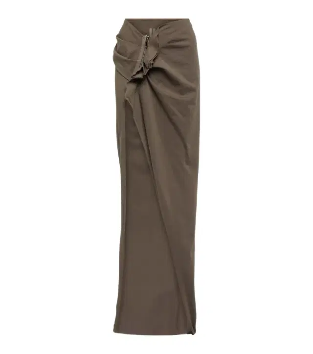 Rick Owens DRKSHDW gathered cotton maxi skirt