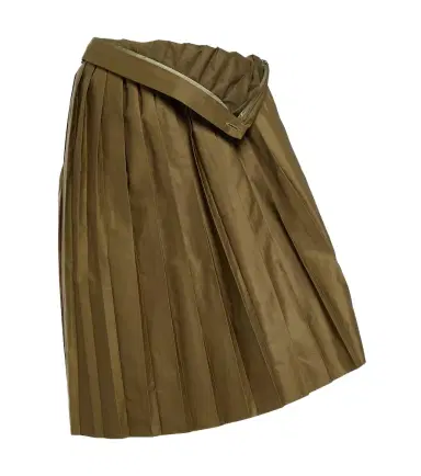 MM6 MAISON MARGIELA Pleated asymmetric midi skirt | Thumbnail 1