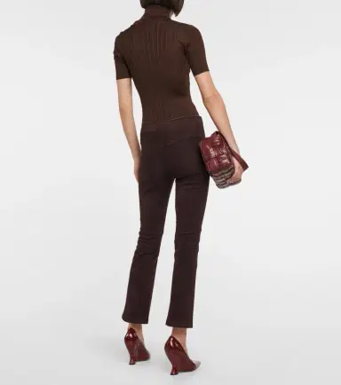 STOULS JP Twenty mid-rise bootcut suede pants | Thumbnail 2 STOULS JP Twenty mid-rise bootcut suede pants | Thumbnail 2