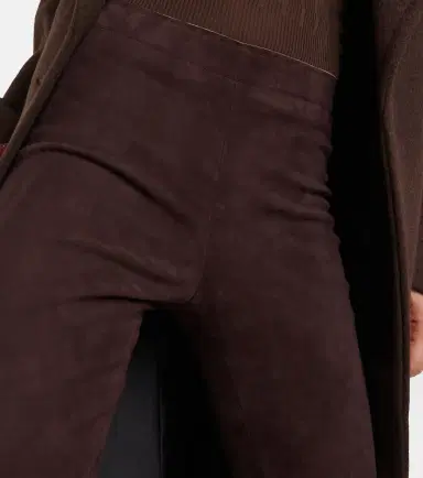STOULS JP Twenty mid-rise bootcut suede pants | Thumbnail 4 STOULS JP Twenty mid-rise bootcut suede pants | Thumbnail 4
