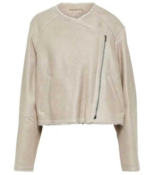 Isabel Marant Ostya shearling-lined leather jacket