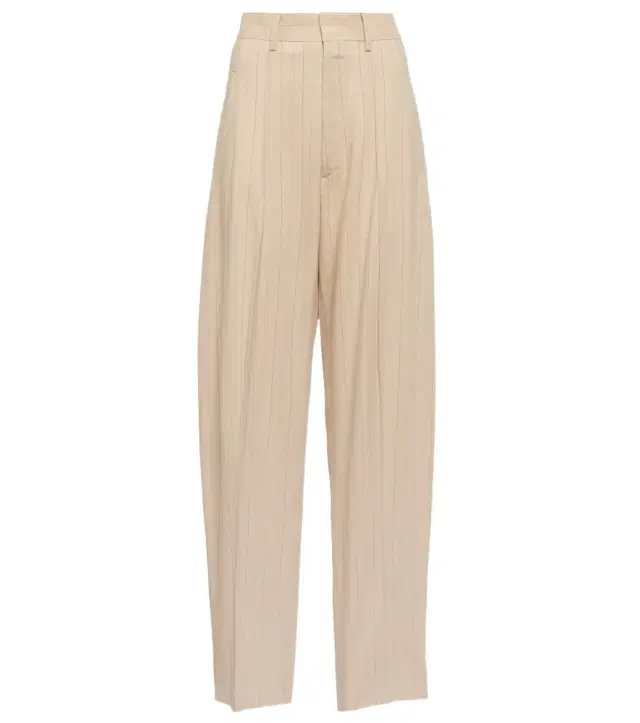 Isabel Marant Sopiavea pinstriped high-rise pants