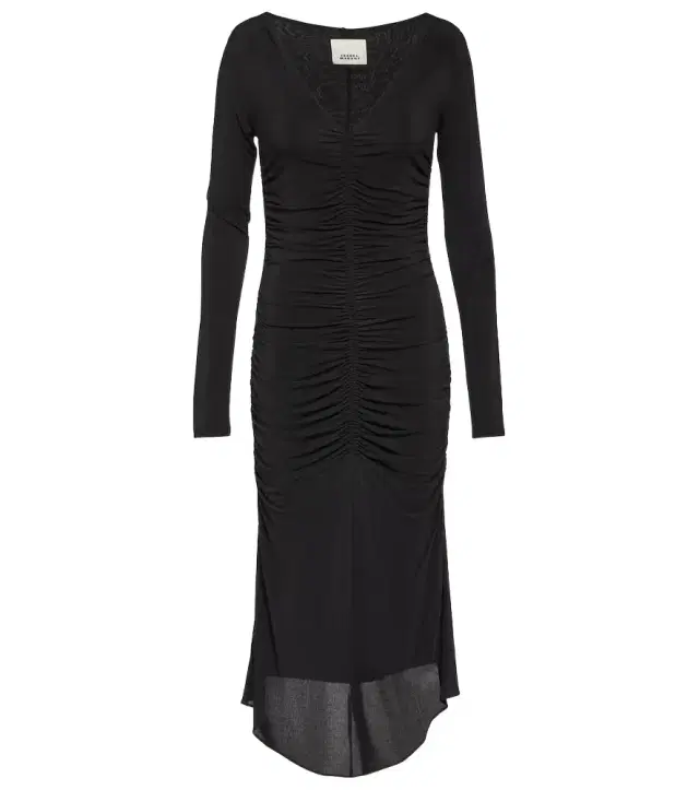Isabel Marant Laly ruched jersey midi dress