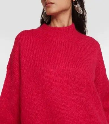 Isabel Marant Idol mohair-blend mockneck sweater | Thumbnail 2