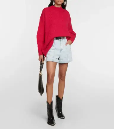 Isabel Marant Idol mohair-blend mockneck sweater | Thumbnail 3