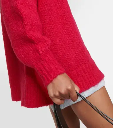 Isabel Marant Idol mohair-blend mockneck sweater | Thumbnail 4