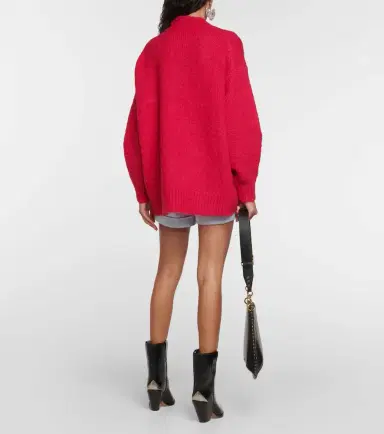 Isabel Marant Idol mohair-blend mockneck sweater | Thumbnail 5