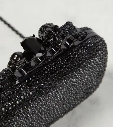 Alexander McQueen Knuckle embellished leather clutch | Thumbnail 4