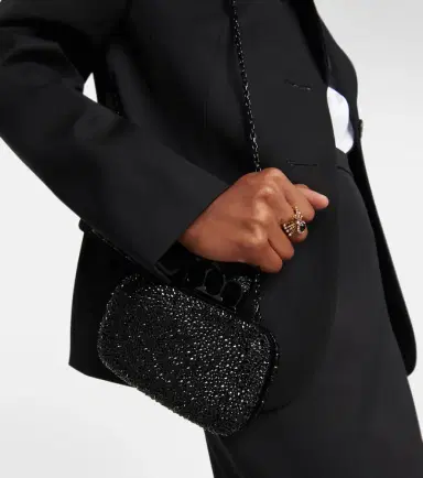 Alexander McQueen Knuckle embellished leather clutch | Thumbnail 5