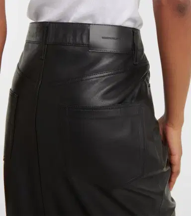 Wardrobe.NYC Wardrobe. NYC Back-slit leather maxi skirt | Thumbnail 4 Wardrobe.NYC Wardrobe. NYC Back-slit leather maxi skirt | Thumbnail 4