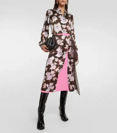 Dries Van Noten Chowy floral silk satin shirt | Thumbnail 3