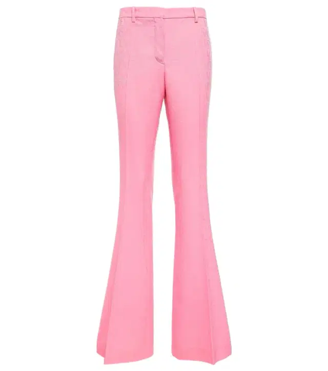 Versace Allover flared wool pants