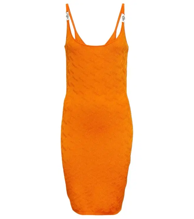 Versace Medusa '95 La Greca jacquard minidress