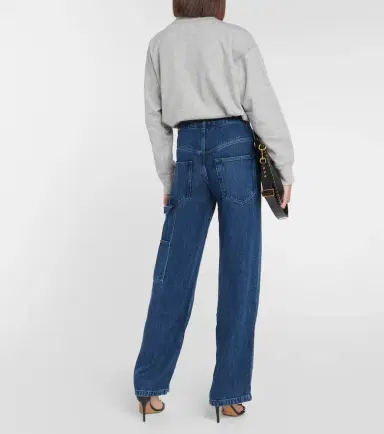 Marant Étoile Bymara high-rise cargo jeans | Thumbnail 2 Marant Étoile Bymara high-rise cargo jeans | Thumbnail 2