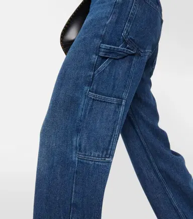 Marant Étoile Bymara high-rise cargo jeans | Thumbnail 3 Marant Étoile Bymara high-rise cargo jeans | Thumbnail 3