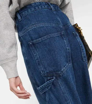 Marant Étoile Bymara high-rise cargo jeans | Thumbnail 6 Marant Étoile Bymara high-rise cargo jeans | Thumbnail 6