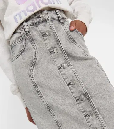 Marant Étoile Vandy denim midi skirt | Thumbnail 5 Marant Étoile Vandy denim midi skirt | Thumbnail 5