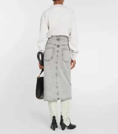 Marant Étoile Vandy denim midi skirt | Thumbnail 6 Marant Étoile Vandy denim midi skirt | Thumbnail 6