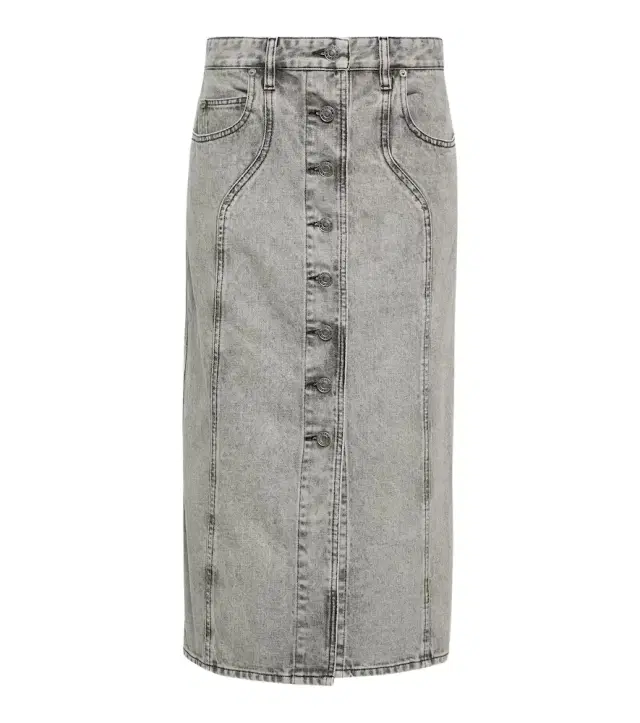 Marant Étoile Vandy denim midi skirt