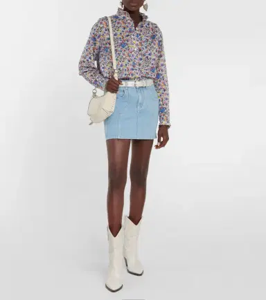 Marant Étoile Vesna denim miniskirt | Thumbnail 4 Marant Étoile Vesna denim miniskirt | Thumbnail 4