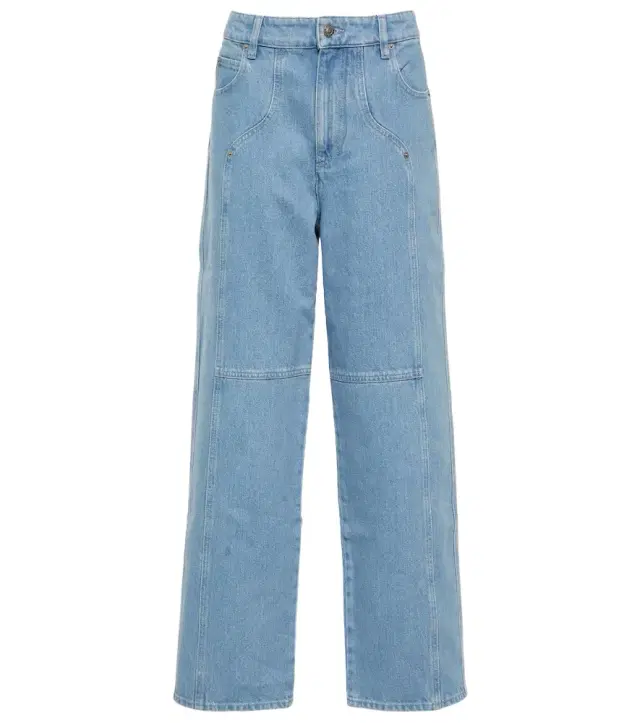 Marant Étoile Valeria mid-rise straight jeans
