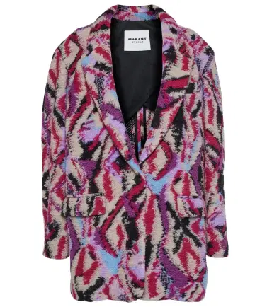 Marant Etoile Intarsia wool-blend jacket | Thumbnail 1