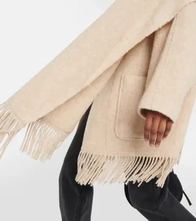Marant Étoile Scarf-detail wool-blend coat | Thumbnail 2 Marant Étoile Scarf-detail wool-blend coat | Thumbnail 2