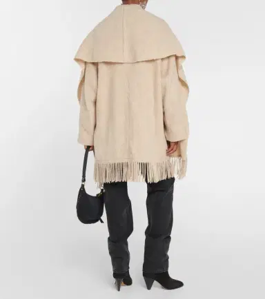 Marant Étoile Scarf-detail wool-blend coat | Thumbnail 5 Marant Étoile Scarf-detail wool-blend coat | Thumbnail 5