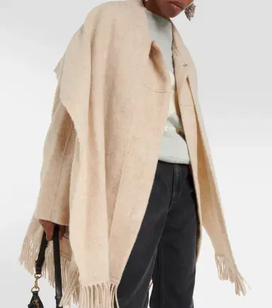 Marant Étoile Scarf-detail wool-blend coat | Thumbnail 6 Marant Étoile Scarf-detail wool-blend coat | Thumbnail 6