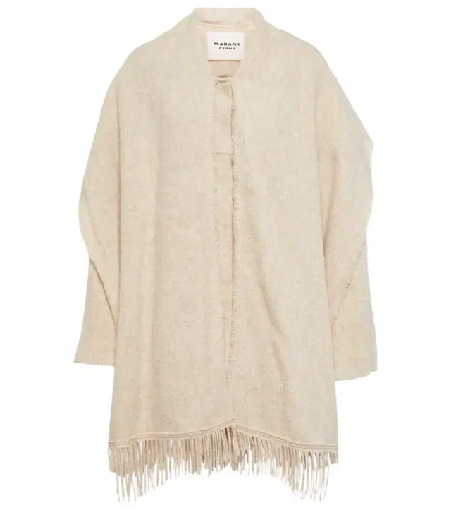 Marant Etoile Scarf-detail wool-blend coat