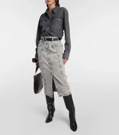 Marant Étoile Danis cotton denim shirt | Thumbnail 5