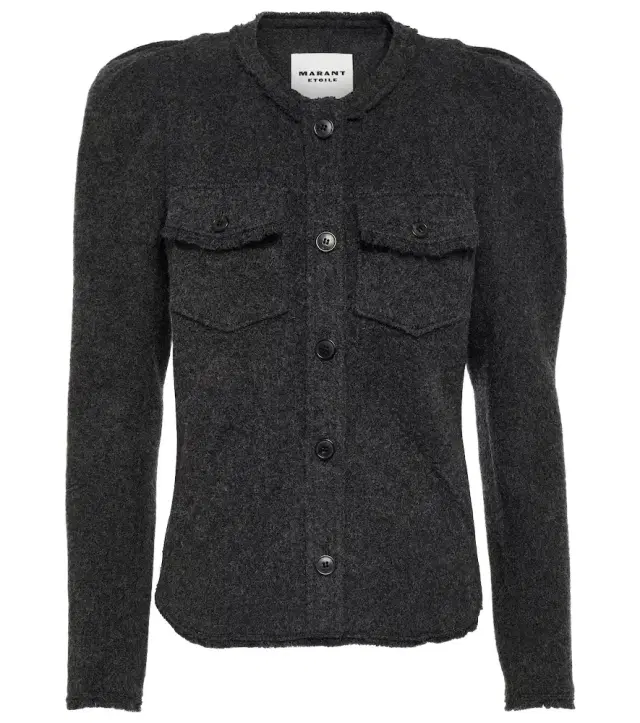 Marant Étoile Nelly tweed jacket